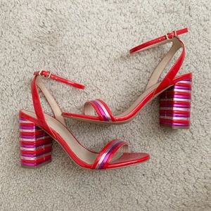 ALDO Red Izabela Heels